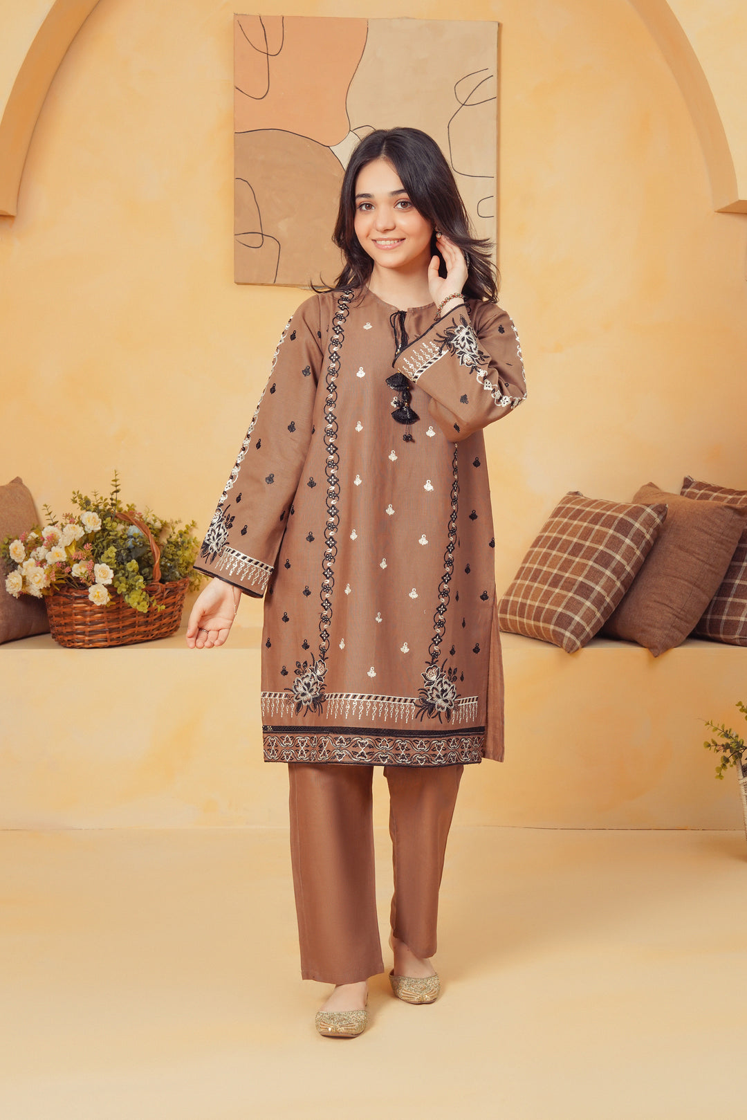 MOCHA KHADDER 2-PIECE
