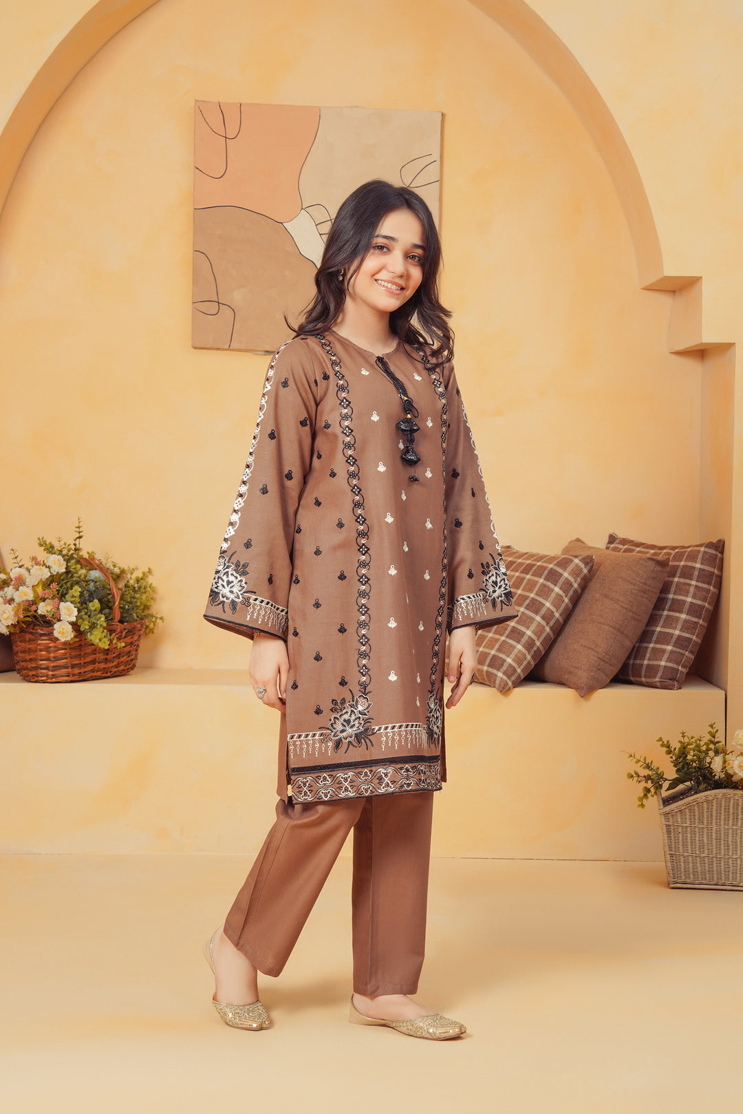 MOCHA KHADDER 2-PIECE
