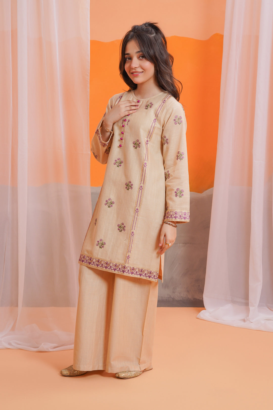 SAFFRON KHADDER 2-PIECE