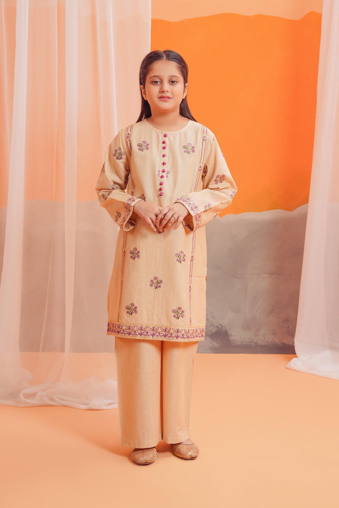 SAFFRON KHADDER 2-PIECE